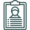 User profile document illustration