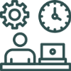 Productivity and time management icon